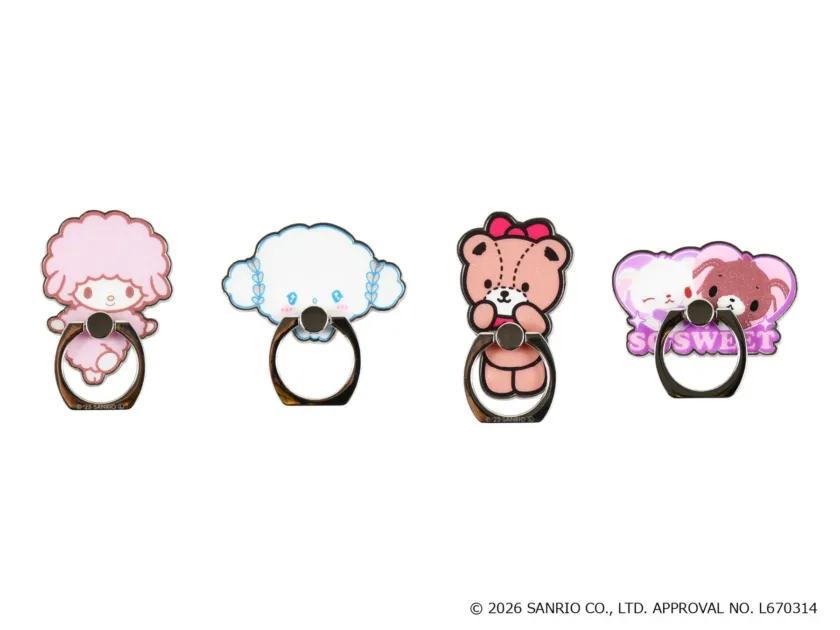 SKINNYDIP LONDONとサンリオキャラクターズのコラボフォンリング