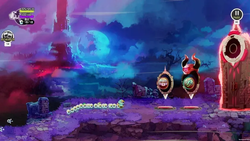 『ラタタン』ゲームプレイ画面