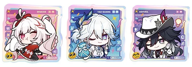 三周年記念ちびキャラマグネット