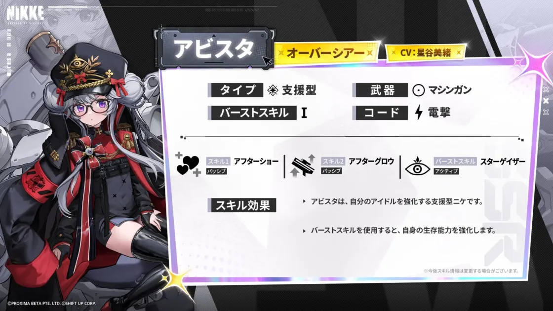 アビスタ能力