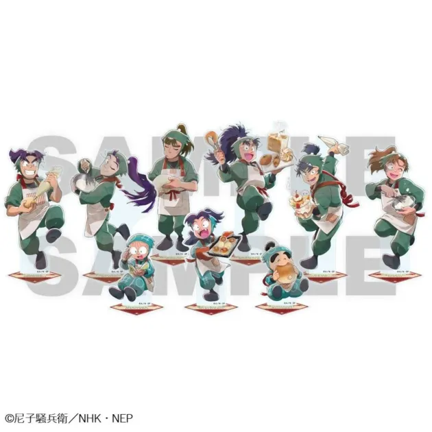 忍たまたちの調理実習イラスト