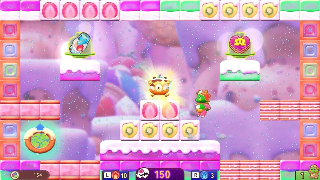 アイテムルームのゲームプレイ画面