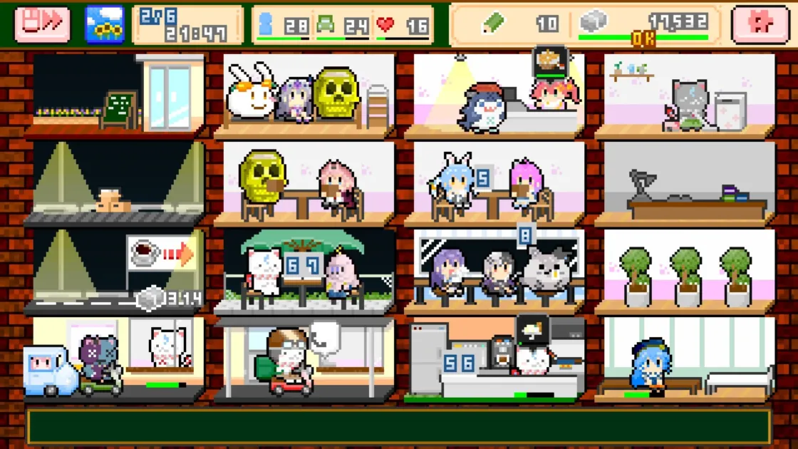 ゲームプレイ画面1