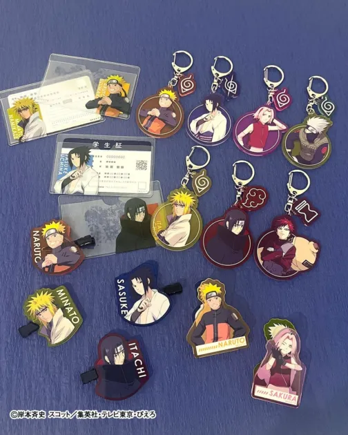 NARUTO -ナルト- 疾風伝 アクリルクリップなど