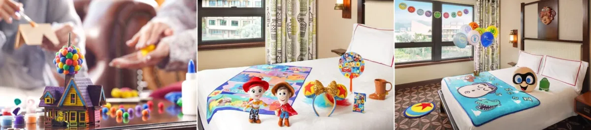 Pixar Hotel Rooms