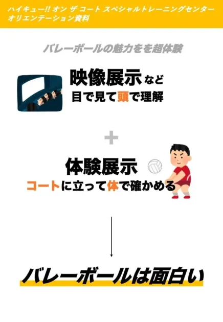 オリエンテーション資料より一部抜粋
