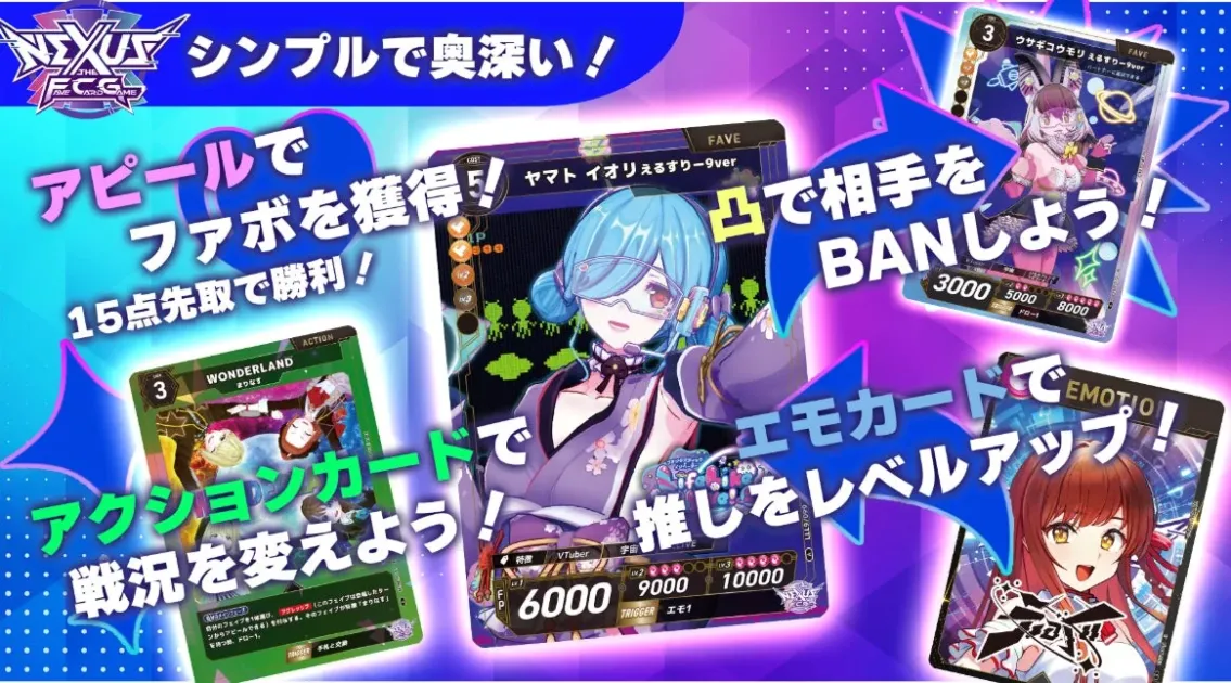 シンプルで奥深いゲームシステム