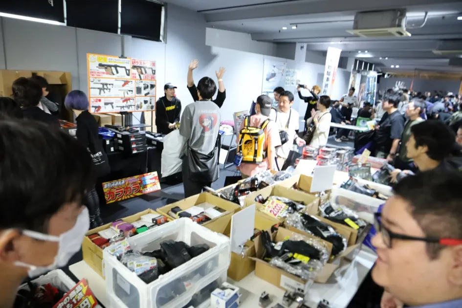エアガン販売会と抽選会