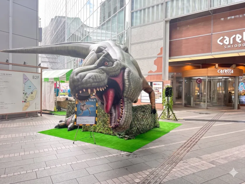 大迫力のティラノサウルス