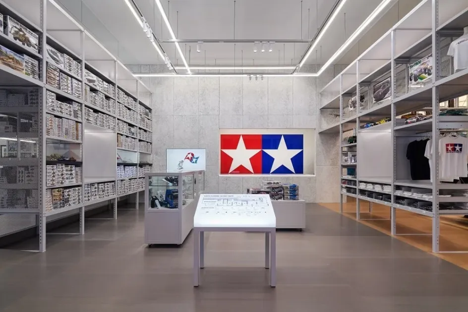 TAMIYA PLAMODEL FACTORY TOKYOの店内