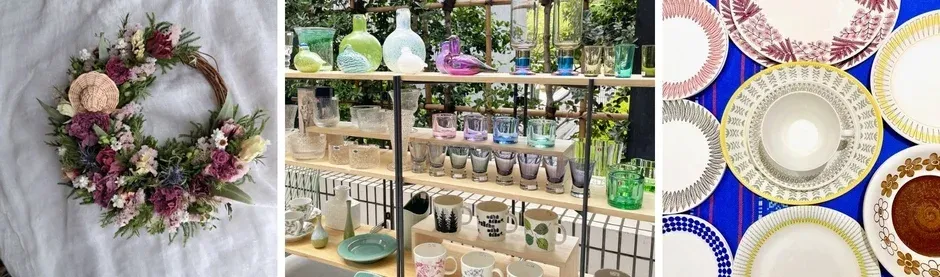 湖畔の北欧マーケットで販売される商品イメージ