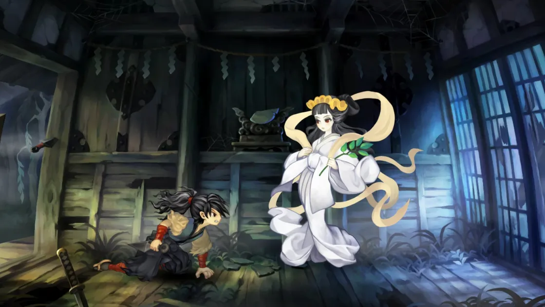 廃墟と少年女神