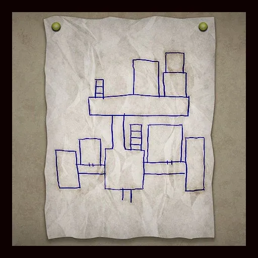 手書きの地図
