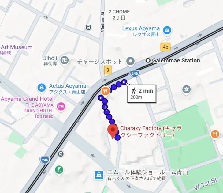 Charaxy Factoryの地図