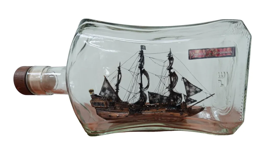 ボトルシップの展示作品