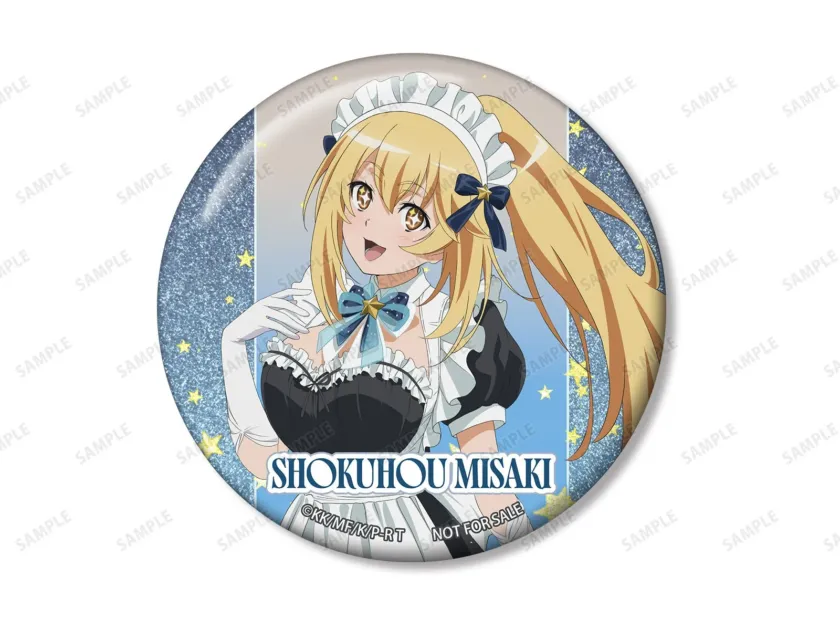 描き下ろし 食蜂操祈 星空メイドver. 75mmグリッター缶バッジ イベント限定特典