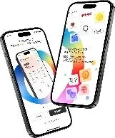 スマートフォンアプリの画面