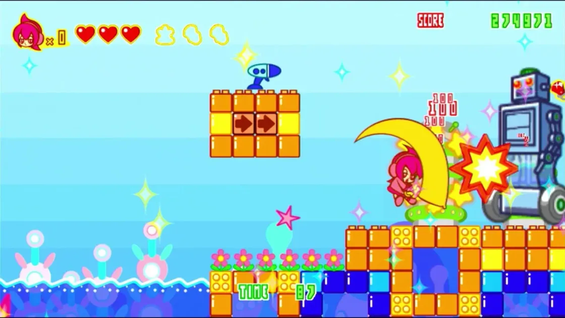 パラソルスター ゲーム画面