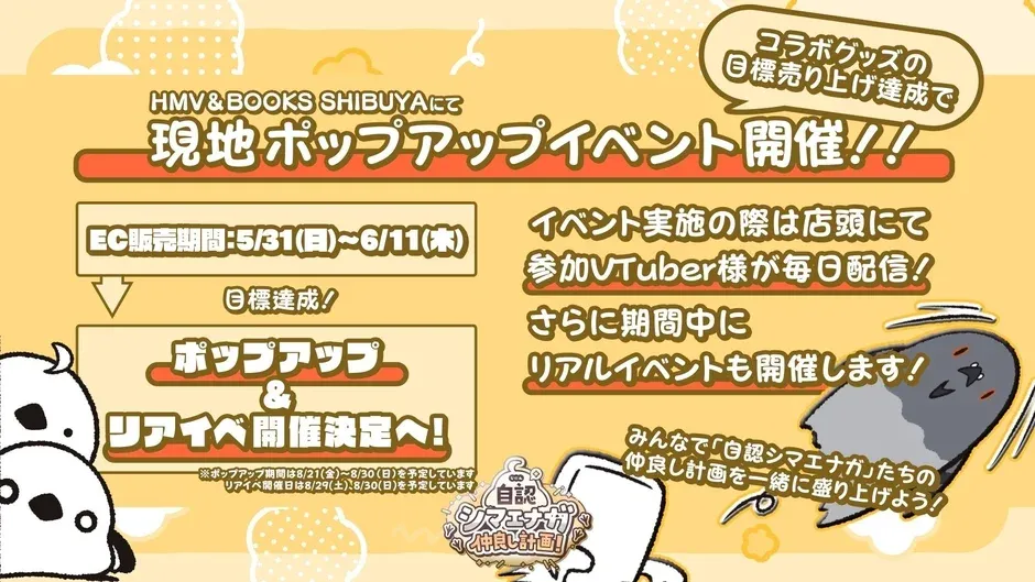 ポップアップイベント開催条件と詳細