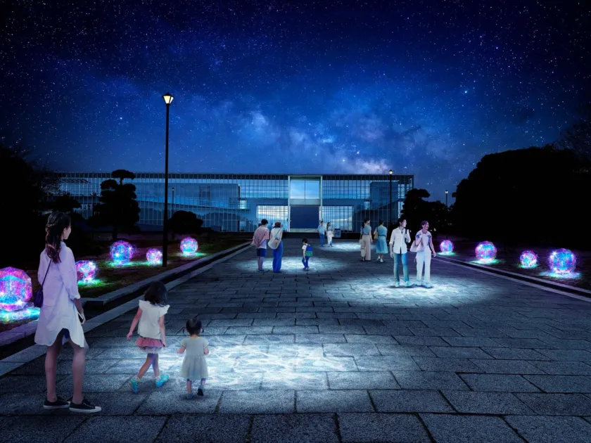 星空と光のアート