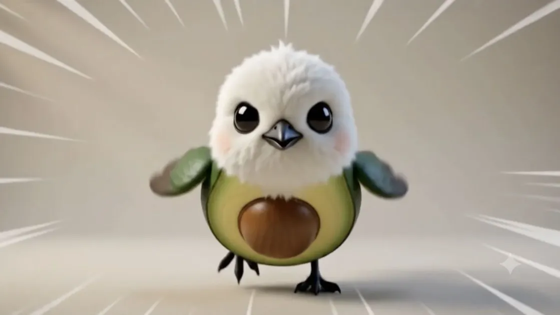 アボカド鳥のキャラクター