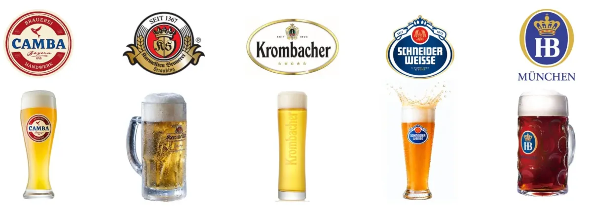 ドイツの有名ビール5ブランド