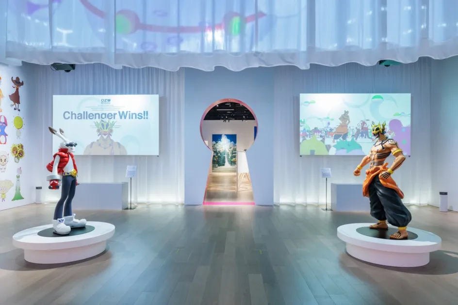 OZの世界観を再現した展示風景