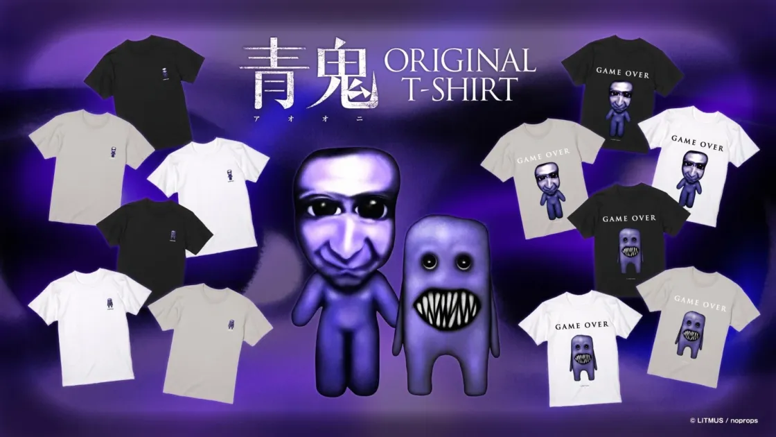青鬼 アオオニ ORIGINAL T-SHIRT GAME OVER LITMUS / noprops