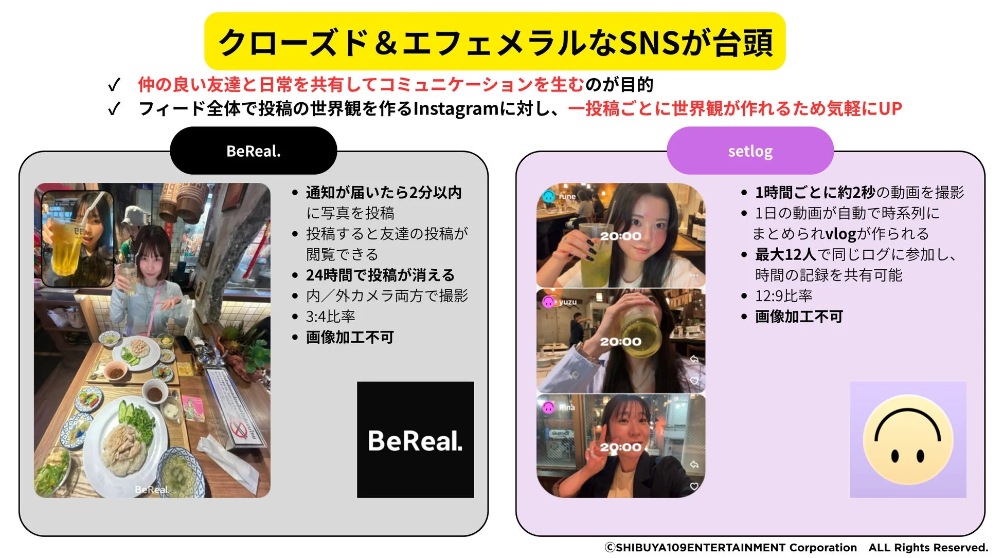 クローズド&エフェメラルなSNS
