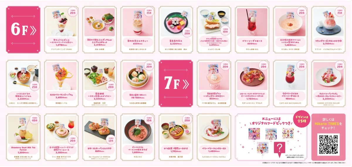 すとぷり渋谷ヒカリエコラボメニュー詳細