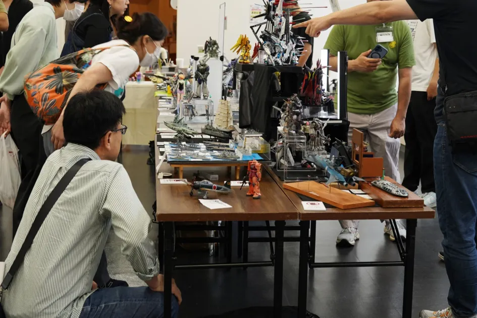 模型展示会の様子