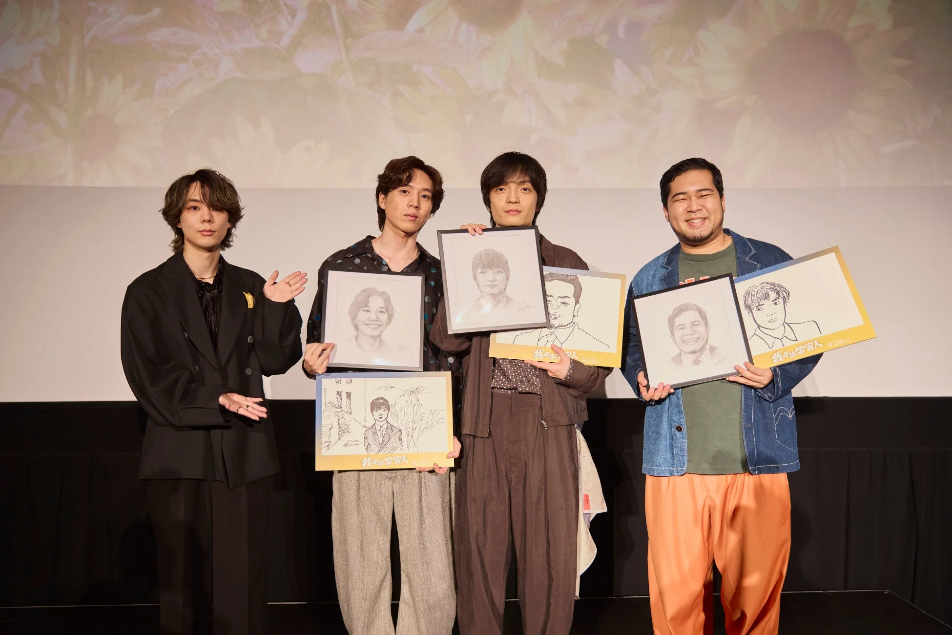 門脇監督からのサプライズ似顔絵