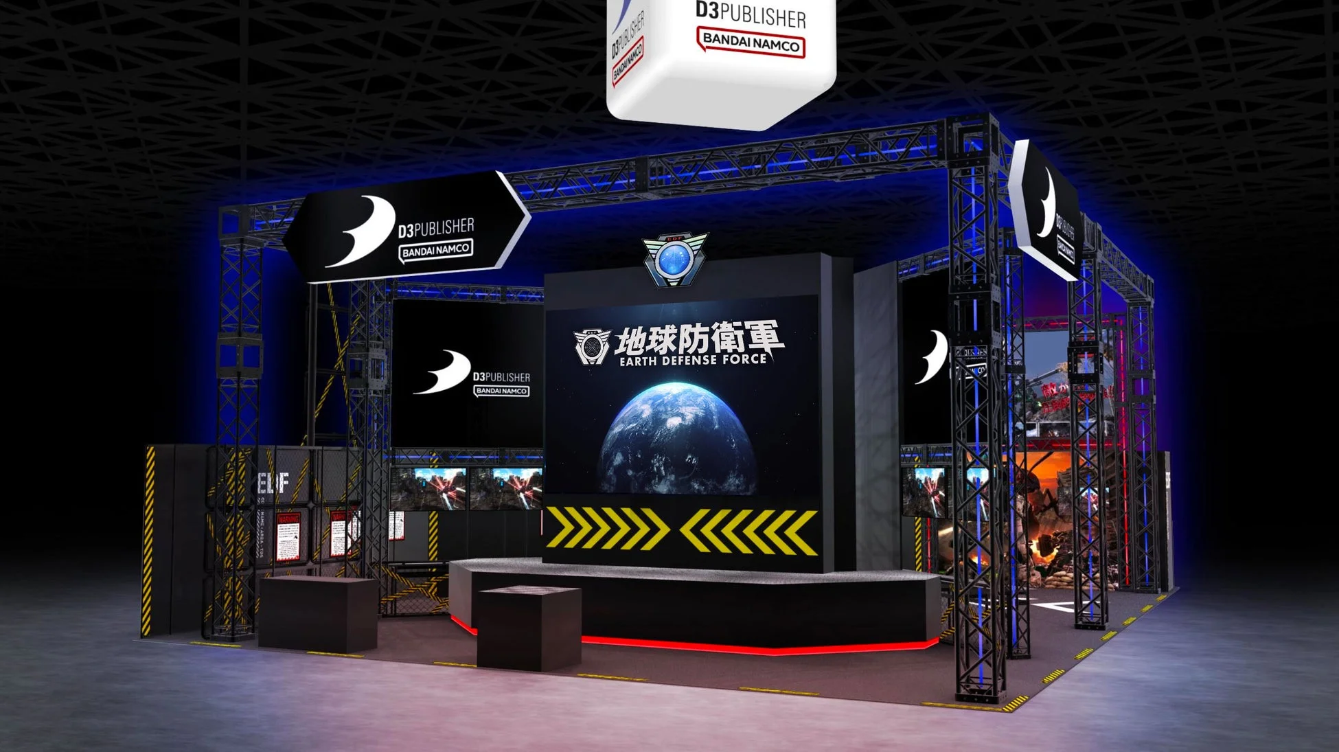 東京ゲームショウのディースリー・パブリッシャーブース