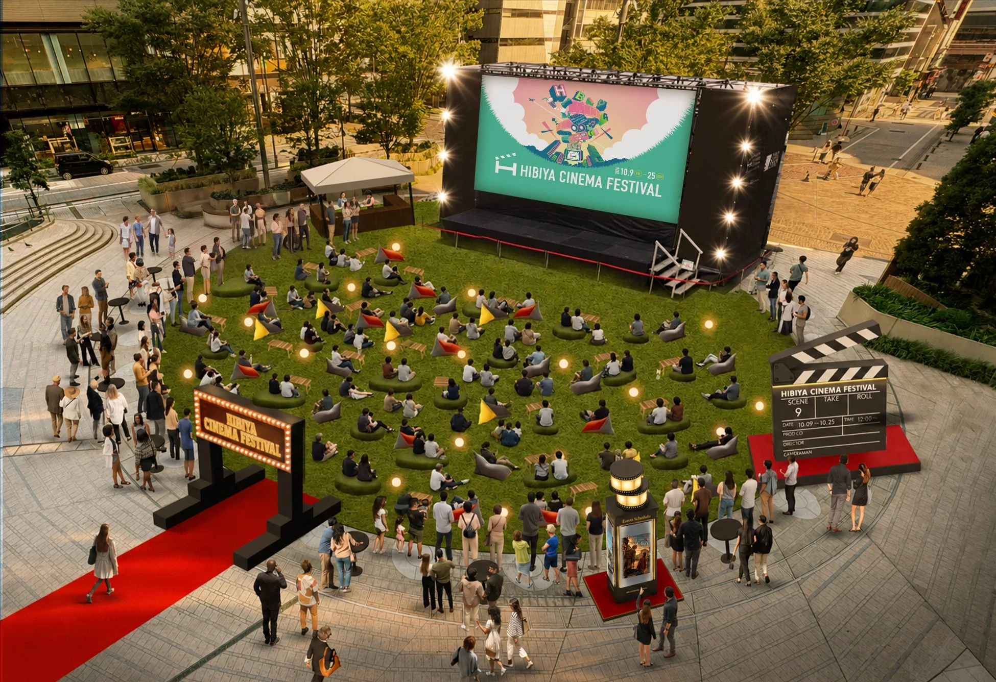 HIBIYA CINEMA FESTIVALの様子