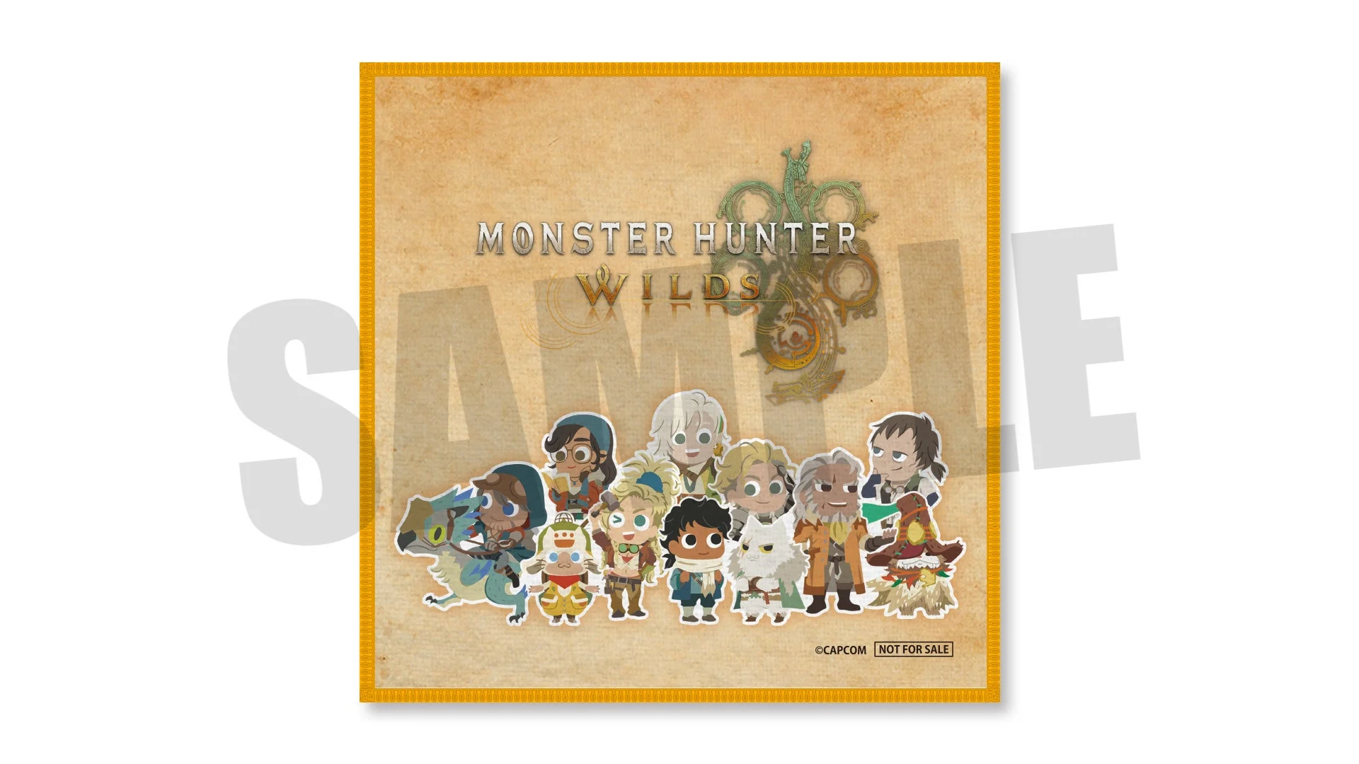 『モンスターハンターワイルズ』マイクロファイバーハンカチ