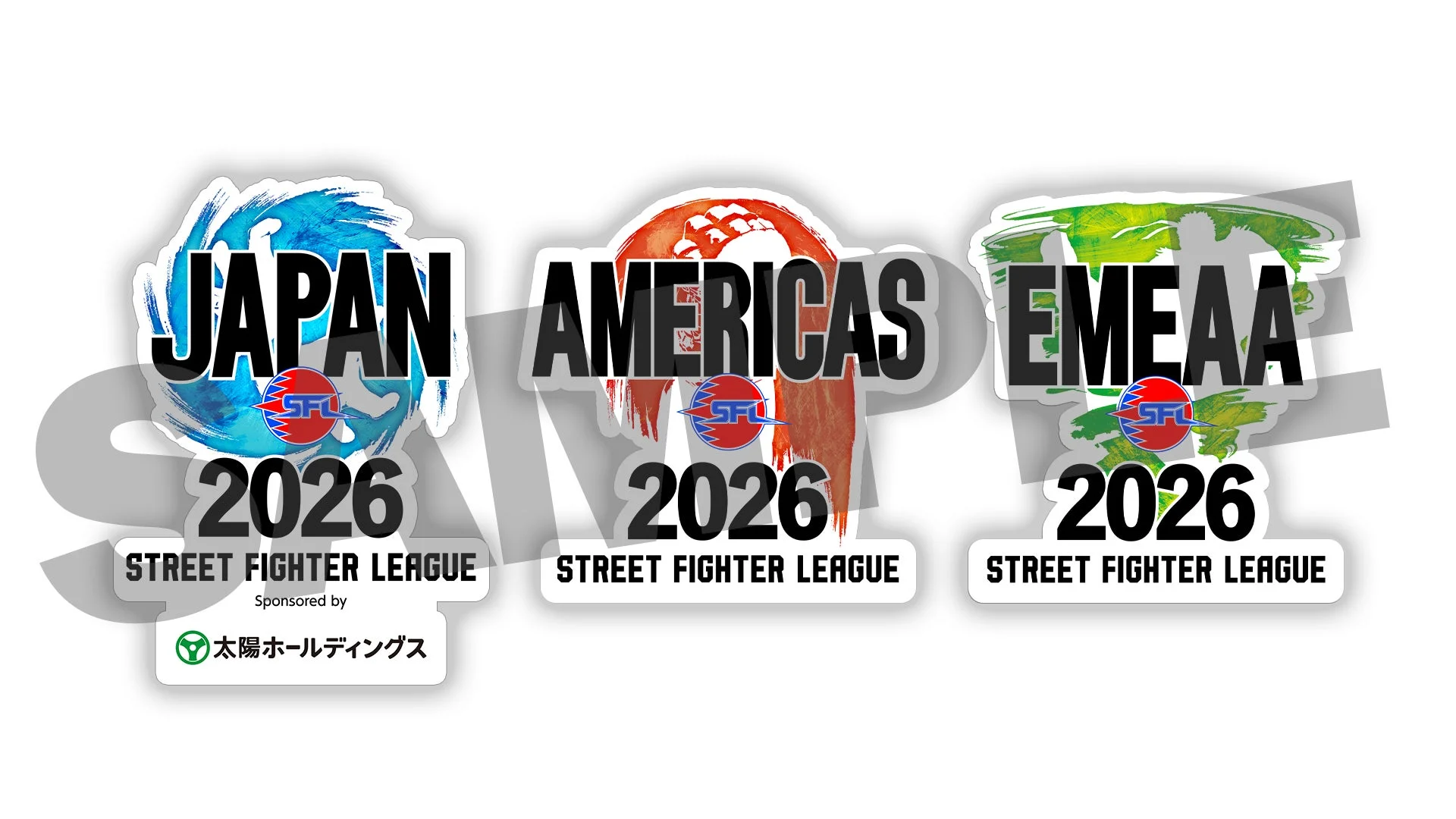 「ストリートファイターリーグ2026」ロゴステッカーセット