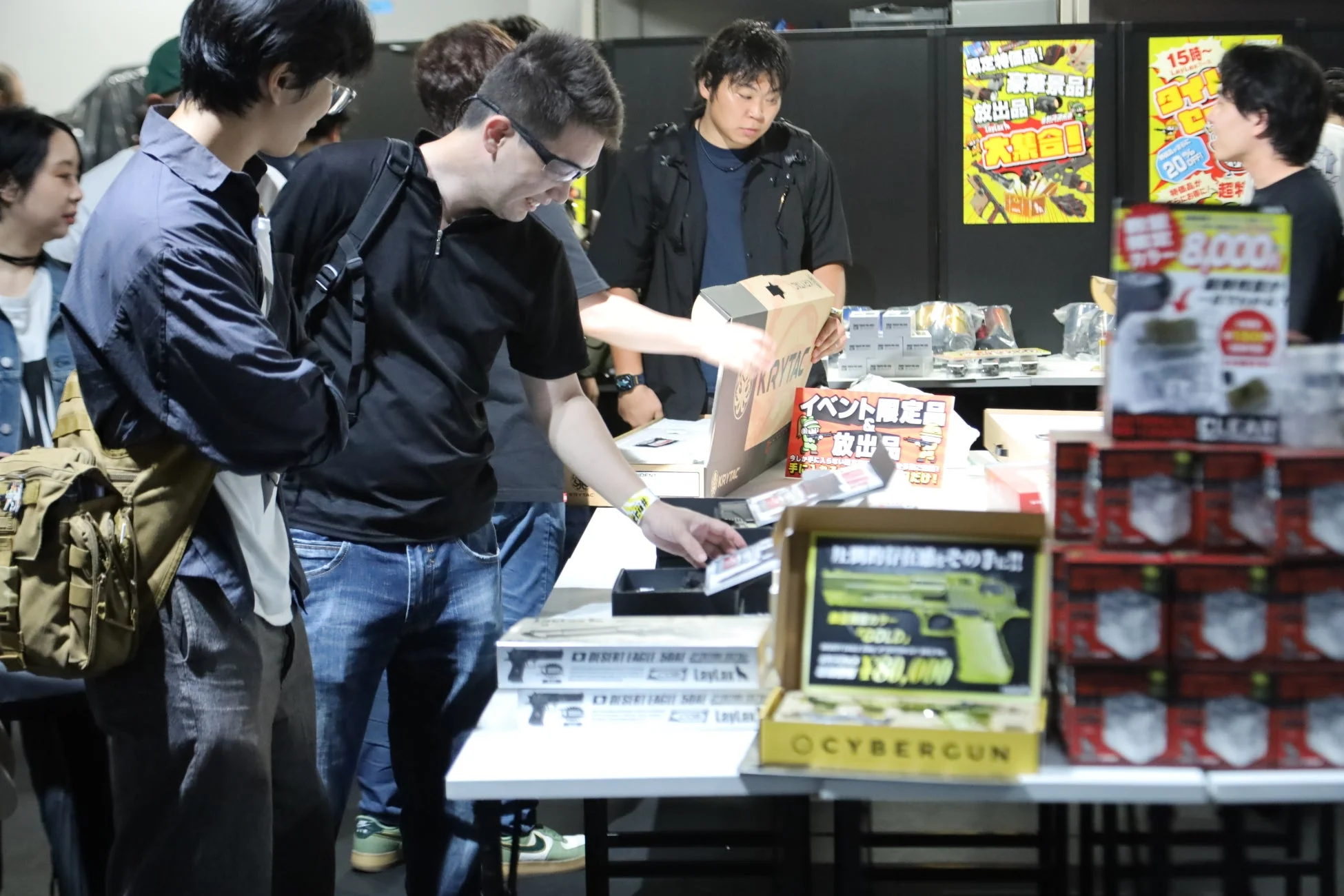 販売ブースの様子