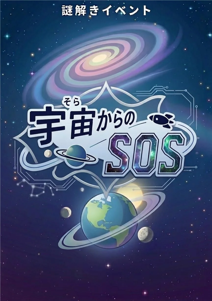 宇宙からのSOS 謎解きイベントポスター