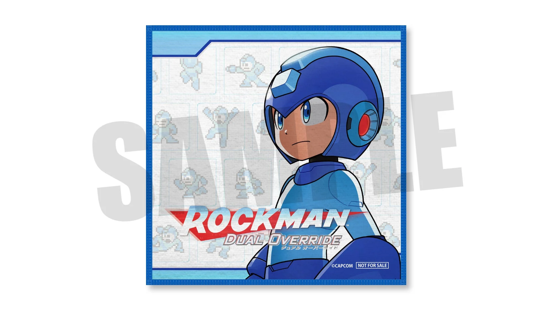 『ロックマン: デュアル オーバーライド』マイクロファイバーハンカチ
