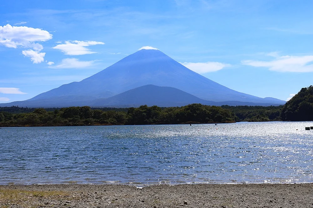 富士山と湖の絶景