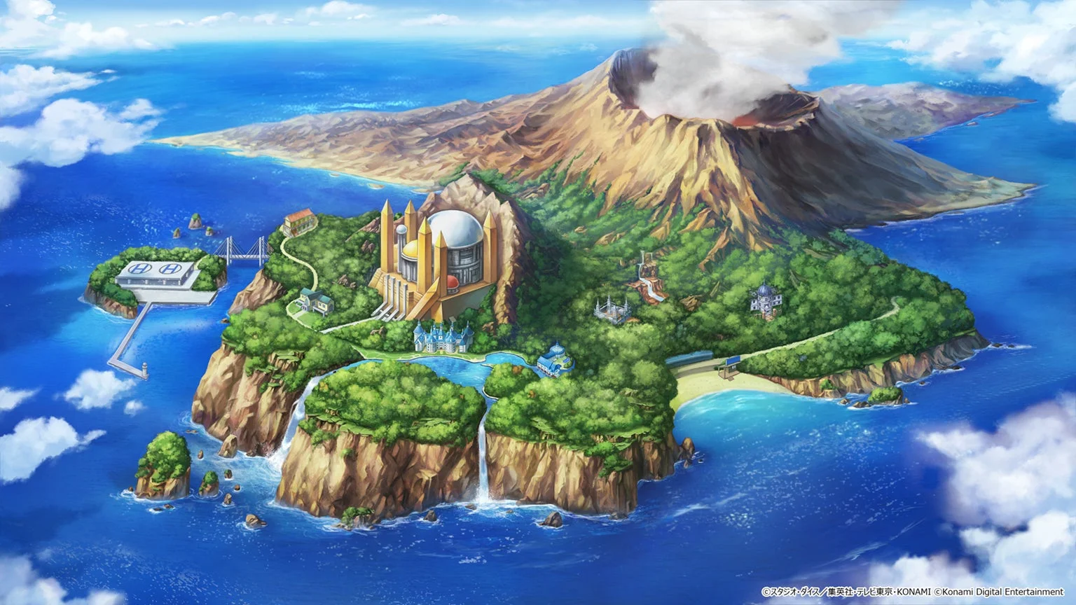 デュエルアカデミアの全景