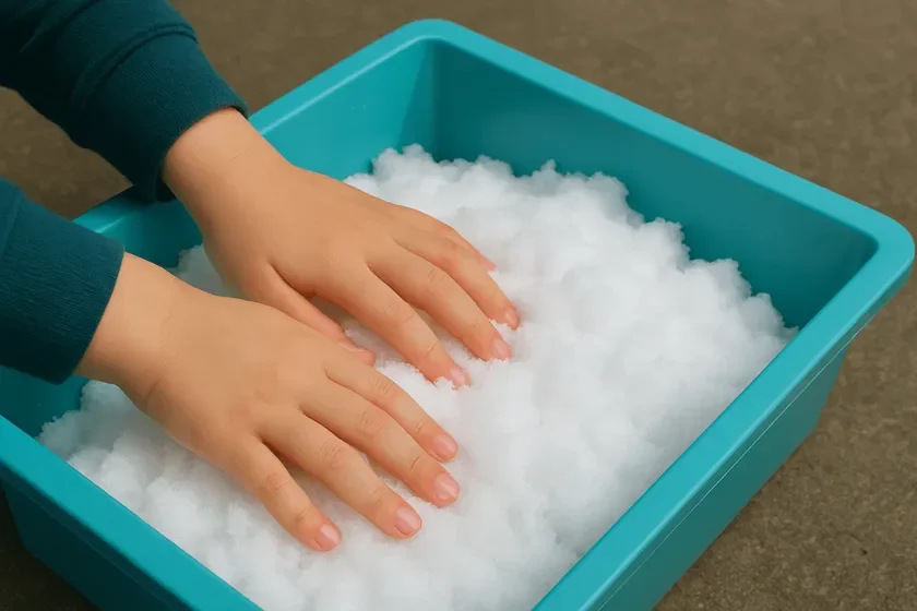 溶けない雪体験