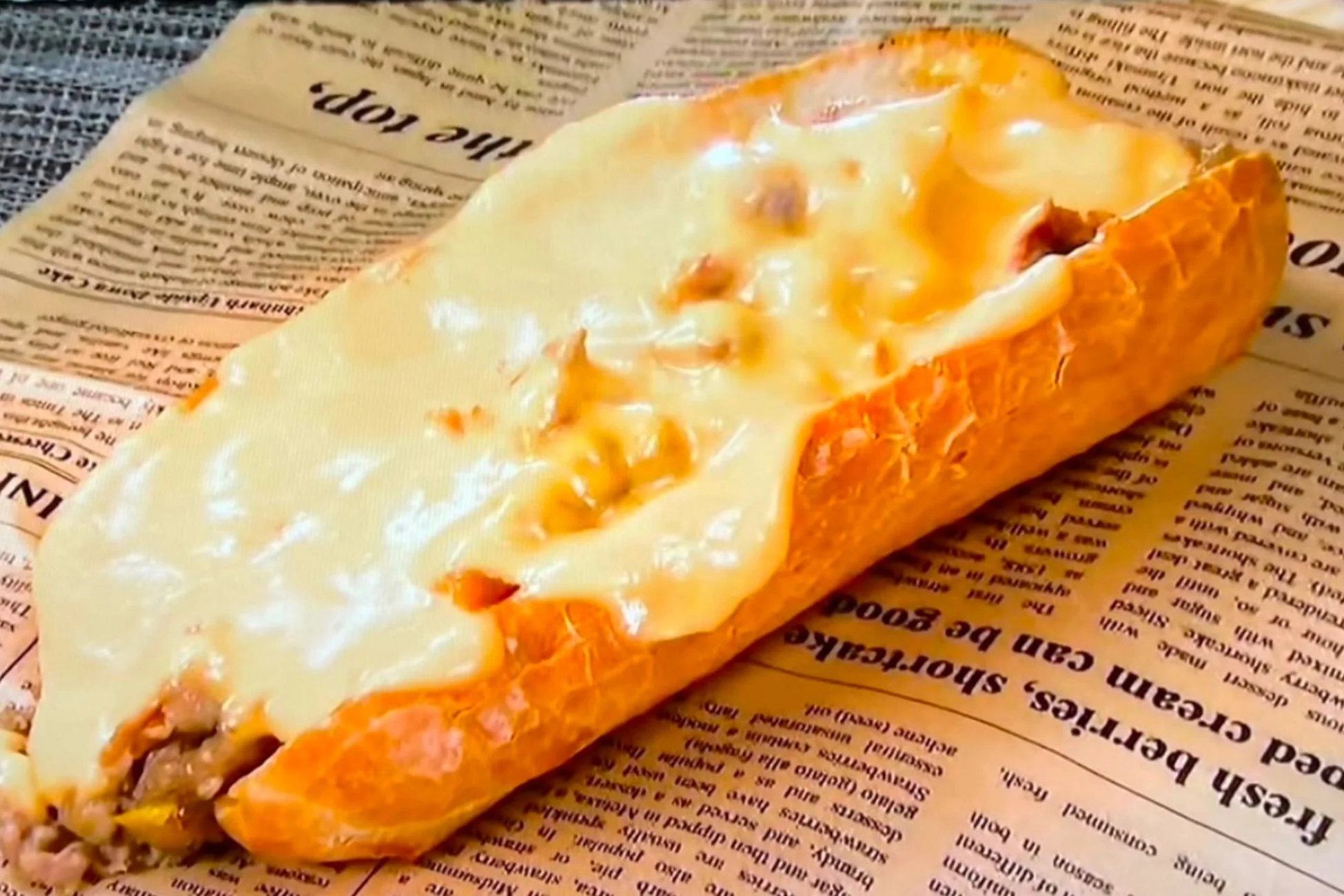 チーズステーキサンドウィッチ